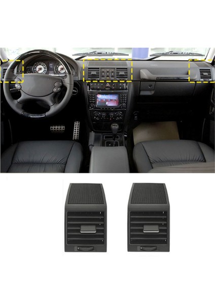 Araba Ön Sol Yan Gösterge Paneli Paneli Hava Havalandırma Outlet Montajı 4636807408 Mercedes-Benz G Sınıfı W463 2004-2018 (Yurt Dışından) fiyatları