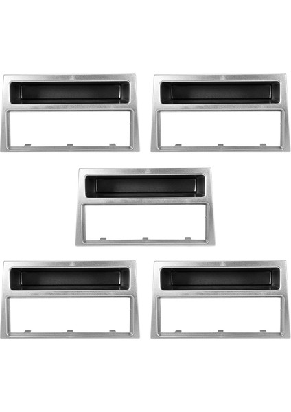 5x 1din Araba Stereo Radyo DVD Oyuncu Paneli Opel Agila Tigra Astra Corsa Signum Vectra Için Ses Trim Çerçevesi (Yurt Dışından)