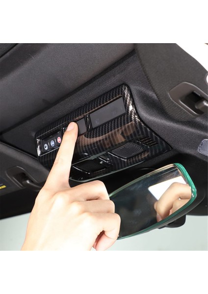 Chevrolet Için Corvette C8 2020-2023 Araba Çatı Okuma Işık Lamba Kapağı Trim Iç Aksesuarlar Abs Karbon Fiber (Yurt Dışından) indirimleri