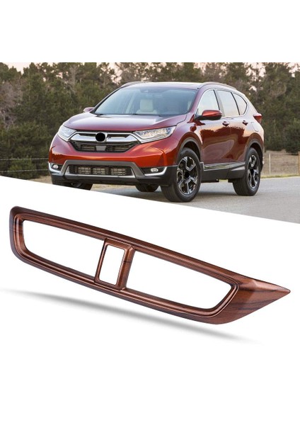 Araba Merkezi Klima Rüzgar Outlet Paneli Gösterge Tablosu Çıkartmaları Honda Cr-V Crv 2017-2020 Için Şeftali Ahşap Tahıl Kalıplama (Yurt Dışından) modelleri
