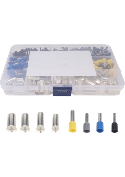 390PCS Awg (2 4 6 8 10 12 14 16) Tel Ferrules Kitleri Kıç Terminal Konnektörü Kılıf Sıkışma Aracı (Yurt Dışından)