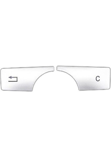 6x Araç Multimedya Düğmesi Trim Kapak Mercedes Benz C E Sınıfı W204 Cls Glk C180 E260 2007-2017 (Yurt Dışından) modelleri