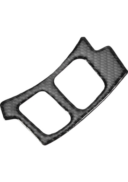 Sert Karbon Fiber Çıkartmalar Trim Direksiyon Simidi Düğmesi Çerçeve Lexus Nx Rc Aksesuarları (Yurt Dışından)