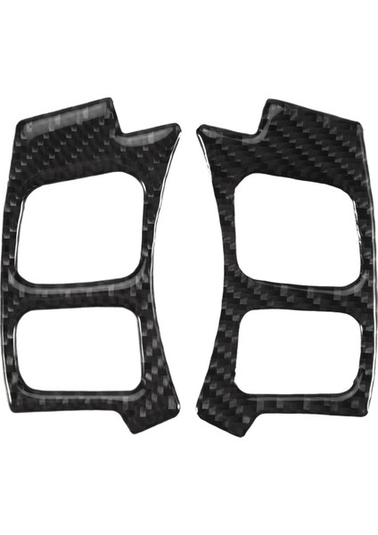 Sert Karbon Fiber Çıkartmalar Trim Direksiyon Simidi Düğmesi Çerçeve Lexus Nx Rc Aksesuarları (Yurt Dışından) fiyatları