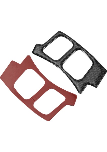 Sert Karbon Fiber Çıkartmalar Trim Direksiyon Simidi Düğmesi Çerçeve Lexus Nx Rc Aksesuarları (Yurt Dışından) fırsatları