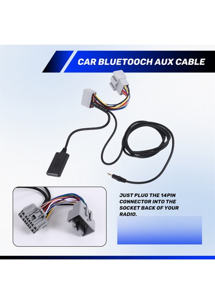 Araba 14PIN Bluetooth Modülü Müzik Adaptörü Aux Sesli Kablosu Volvo C30 C70 S40 S40 S60 S70 S80 V40 V50 V70 XC70 XC90 (Yurt Dışından) indirimleri