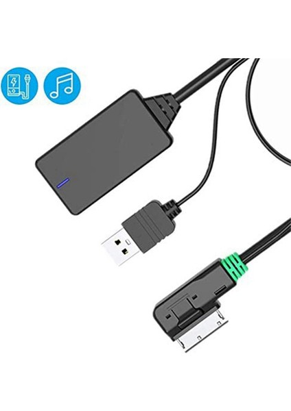 Universal Ami Bluetooth 5.0 Kablosuz Müzik Kablosu USB Ses Adaptörü 2g 3g Müzik Adaptör Kablosu Vw Için Audi Golf Benz Için (Yurt Dışından) modelleri