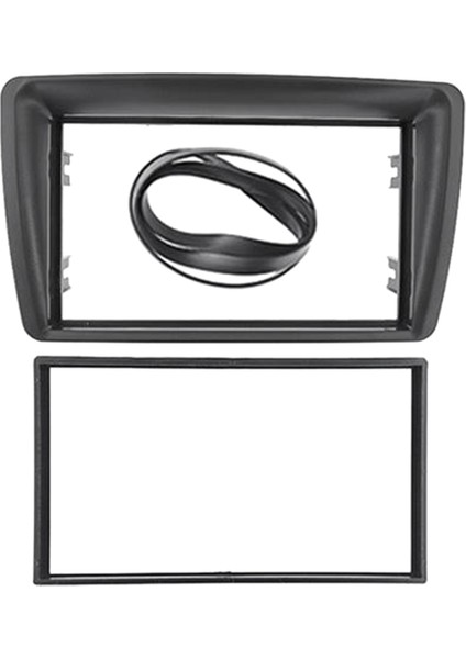 Fiat Panda Için Double Din Fasias 2003-2012 Radyo CD DVD Stereo Panel Dash Montaj Trim Kitleri Çerçeve Tabağı Çerçevesi (Yurt Dışından)