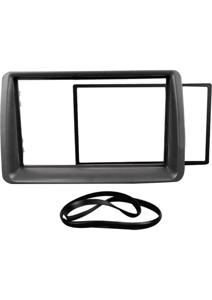 Fiat Panda Için Double Din Fasias 2003-2012 Radyo CD DVD Stereo Panel Dash Montaj Trim Kitleri Çerçeve Tabağı Çerçevesi (Yurt Dışından) fiyatları