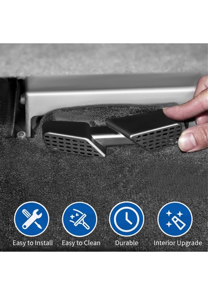 Dodge Ram 2010-2017 Arka Ac Havalandırma Kapağı Yön Uzatma Aksesuarları Için Koltuk Havalandırma Deflektörleri Altında (Yurt Dışından) fırsatları