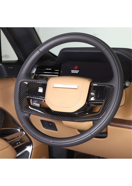 Land Rover Range Rover Vogue 2023 2024 Araç Direksiyon Simidi Kapağı Döşeme Dekoratif Çerçeve Aksesuarları, Abs Karbon Fiber (Yurt Dışından) fırsatları