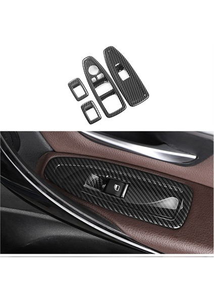 Bmw Için 5x 1 3 4 Serisi 3gt F20 F30 F31 F32 F36 Pencere Cam Kaldırma Düğmesi Dekorasyonu Abs Karbon Fiber Panel Dekorasyonu (Yurt Dışından) modelleri