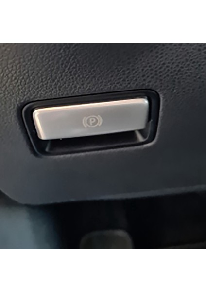 Park El Freni Sticker P Düğme Fren Anahtarı Çerçevesi ve Otomobil Koltuğu Isofıx Anahtar Kapağı Mercedes Için Siyah Benz W156 W177 (Yurt Dışından) modelleri