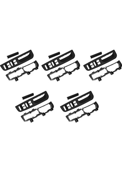5x Siyah Ön Sol Switch Çerçeve ve Jetta Bora Golf Mk4 (Yurt Dışından)