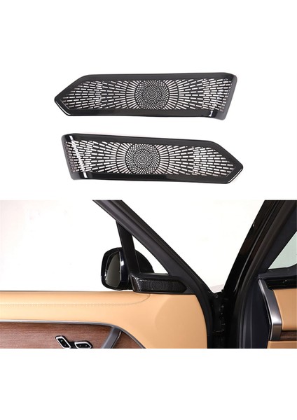 Araba Iç Döşeme Kapısı A-Filtresi Tweeter Ses Hoparlör Kapağı Range Rover Vogue L460 2023 Siyah Için Dekorasyon Çıkartması (Yurt Dışından) fiyatları