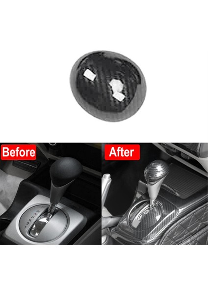 Honda Civic 2006-2011 Için 8. Karbon Fiber Merkez Konsol Dişli Vites Değiştirme Kuşağı Kapağı (Yurt Dışından) fırsatları