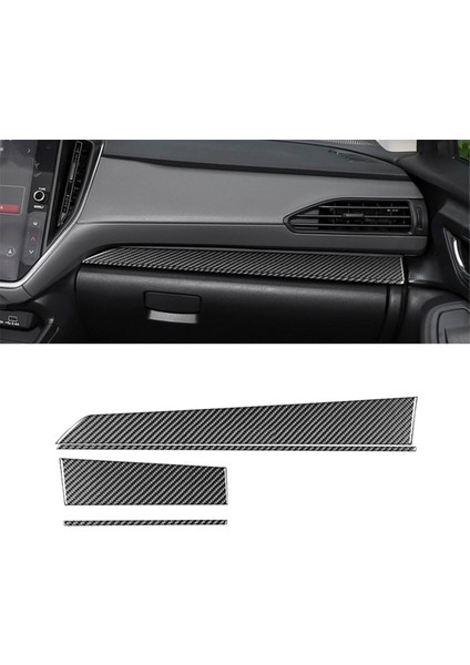 Subaru Crosstrek Için 2024 2025 Karbon Fiber Araba Gösterge Tablosu Paneli Kapak Döşeme Stickers Aksesuarları (Yurt Dışından) fırsatları
