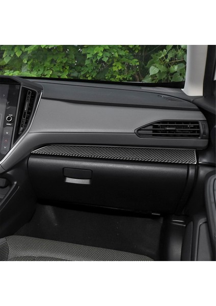 Subaru Crosstrek Için 2024 2025 Karbon Fiber Araba Gösterge Tablosu Paneli Kapak Döşeme Stickers Aksesuarları (Yurt Dışından) indirimleri