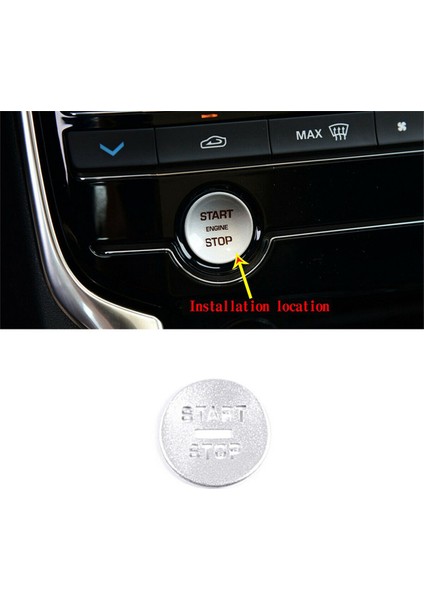 2x Araç Motoru Başlat Durdurma Anahtarı Düğmesi Kapak Çıkartmaları Jaguar Xf 2008-2015 (Yurt Dışından) fiyatları