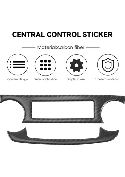 Honda Cr-V 2007-2011 Için Yumuşak Karbon Fiber Sticker Merkezi Kontrol Klima CD Ayar Anahtarı Paneli (Yurt Dışından) fırsatları