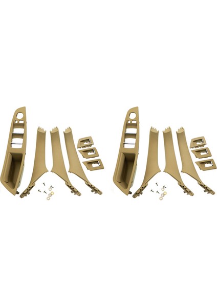 3x Rhd Araba Iç Kapı Kolu Iç Kapı Paneli -Bmw 5 Serie F10 F11 520 525 Bej Rhd Için (Yurt Dışından) modelleri