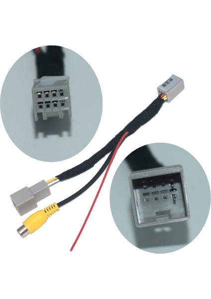 6x Araç Arka Görünüm Kamerası Rca Video Ters Kamera Mitsubishi Outlander Asx Gf Gg Zj Için Kablo Adaptörü Dönüştürme Kablosu Adaptörü (Yurt Dışından) modelleri