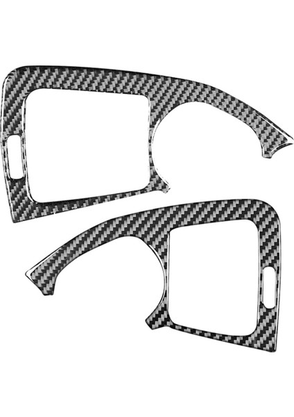 Mercedes Için Karbon Fiber Lhd Benz C Sınıfı W203 05-2007 Gösterge Paneli Yan Hava Delikleri Çıkış Kapağı Trim Iç Aksesuarlar (Yurt Dışından)