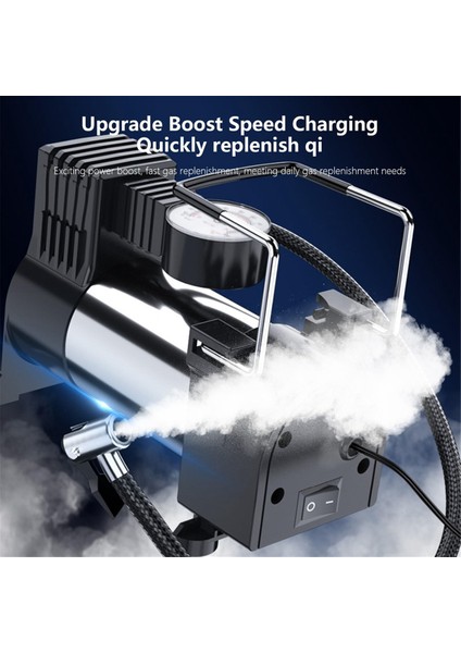 Taşınabilir Elektrikli Lastik Şişirme Pompası: Küçük Araçlar Için 12V Kompresörlü Çok Işlevli Araç Hava Pompası (Yurt Dışından) modelleri