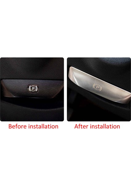 3x Araba P Düğmesi Ayak Fren Yayın Anahtarı Dekorasyon Çıkartmaları Mercedes Benz E Sınıfı W212 C Sınıfı W204 Glk (Yurt Dışından) indirimleri