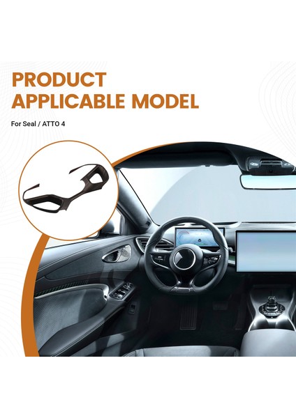 Direksiyon Simidi Çerçeve Dekor Anahtar Düğmesi Kapak Trim Ahşap Tahıl Byd Cout / Byd Atto 4 (Yurt Dışından) indirimleri