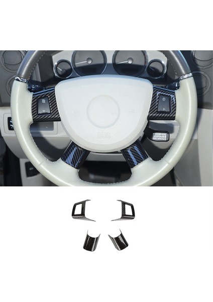 Jeep Grand Cherokee Komutanı Için 2006-2010 Araba Direksiyon Simidi Düğmesi Kapak Döşeme Sticker (Abs Karbon Fiber) (Yurt Dışından) modelleri