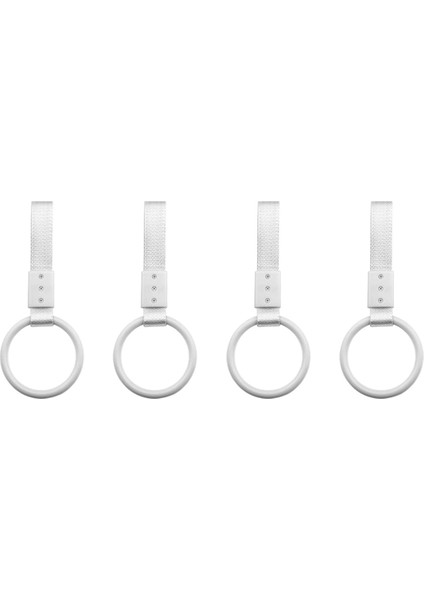 4x Halka Tutamak Askısı Cazibesi Yuvarlak Jdm Tsurikawa Yüzüğü Metro Tren Otobüs Kolu Kayış Cazibesi Sürüklenmesi (Yurt Dışından)