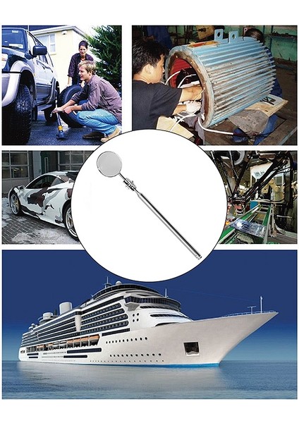 2x Evrensel Otomotiv Bakım Muayene Aynası Katlanır Teleskopik Reflektör Kaynak Şasi Muayene Ayna El Aracı 50MM ve 30MM (Yurt Dışından) fırsatları