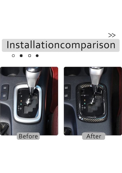 Araba Dişlileri Paneli Kapak Trim Çıkartmaları Toyota Hilux 2015 2016 2017 2018 2019 2020 2021, Abs Karbon Fiber (Yurt Dışından) fırsatları
