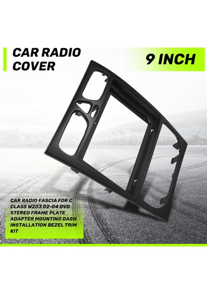 Benz C Sınıfı Için Araba Radyo Fasyası W203 02-04 DVD Stereo Çerçeve Plakası Adaptörü Montaj Çizgi Kurulumu Çerçeve Trim Kiti (Yurt Dışından) fırsatları