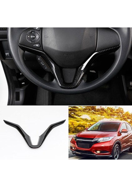 Honda Hrv Hrv Hr-V Vezel 2014-2020 Araç Karbon Fiber Direksiyon Paneli Kapak Trim Çerçeve Dekoratör Sticker Aksesuarları (Yurt Dışından) modelleri