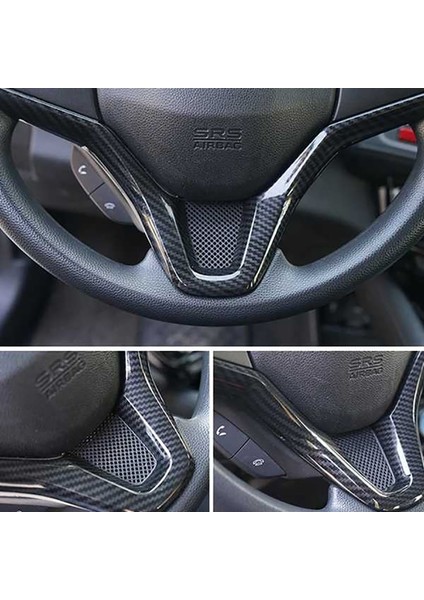 Honda Hrv Hrv Hr-V Vezel 2014-2020 Araç Karbon Fiber Direksiyon Paneli Kapak Trim Çerçeve Dekoratör Sticker Aksesuarları (Yurt Dışından) indirimleri