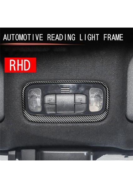 Araba Karbon Fiber Okuma Işık Çerçevesi Toyota Yaris/yaris Cross Için Dekoratif Kapak Çıkartmaları/gr Yaris 2020-2023 (Yurt Dışından) modelleri