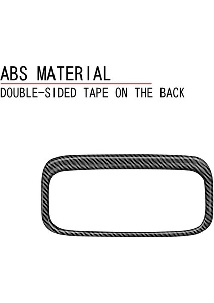 Araba Karbon Fiber Okuma Işık Çerçevesi Toyota Yaris/yaris Cross Için Dekoratif Kapak Çıkartmaları/gr Yaris 2020-2023 (Yurt Dışından) fırsatları