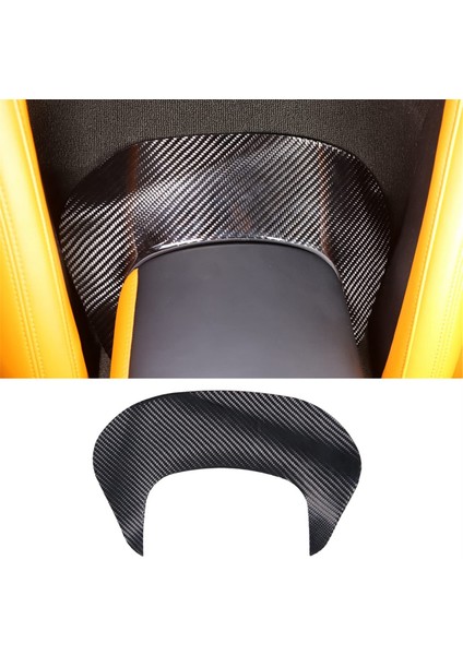 Corvette C7 Için 2014-2019 Yumuşak Karbon Fiber Otomobil Merkezi Kontrol Koltuk Kutusu Arka Panel Kapak Trim Sticker Aksesuarları (Yurt Dışından) fırsatları