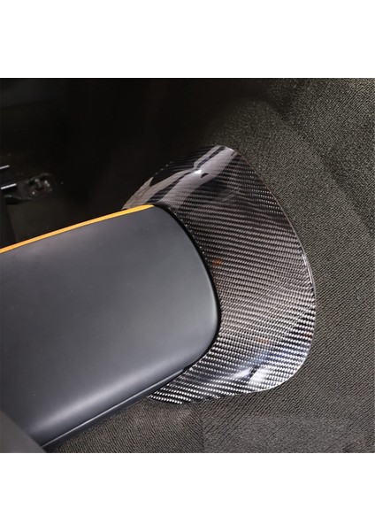 Corvette C7 Için 2014-2019 Yumuşak Karbon Fiber Otomobil Merkezi Kontrol Koltuk Kutusu Arka Panel Kapak Trim Sticker Aksesuarları (Yurt Dışından) indirimleri