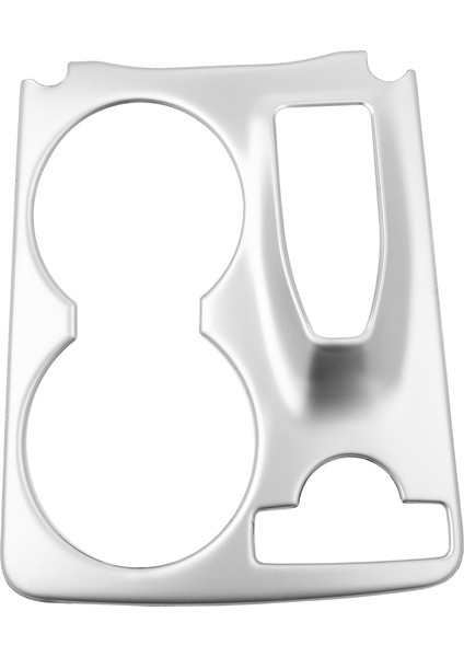 Araba Gümüş Paslanmaz Çelik Konsol Su Kupası Tutucu Çerçeve Kapağı Mercedes Benz Glk X204 2008-2015 (Yurt Dışından)