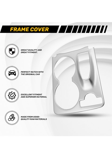 Araba Gümüş Paslanmaz Çelik Konsol Su Kupası Tutucu Çerçeve Kapağı Mercedes Benz Glk X204 2008-2015 (Yurt Dışından) fırsatları