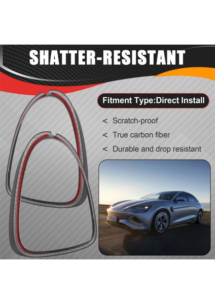 Araba Dikiz Aynası Kapağı Döşeme Yan Kapı Ayna Kapağı Koruyucu Karbon Fiber Byd Conta / Byd Atto 4 (Yurt Dışından) fırsatları