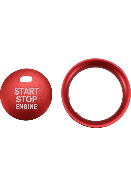 2pc Set Anahtarsız Motor Push Başlat Düğmesi ve Mazda 3 6 Cx-3 Cx-5 Cx-9 Mx-5 Için Çevresel Dekorasyon Halkası Push Başlat Motor Özelliği (Yurt Dışından) fiyatları