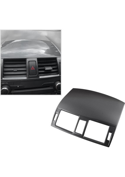 Toyota Corolla Için 2x Karbon Fiber Araba Merkez Konsol Hava Outlet Havalandırma Kapağı Döşeme 2007 2008 2009 2010 2012 2012 2013 (Yurt Dışından) fırsatları