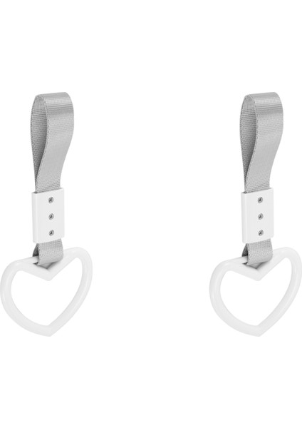 2x Tsurikawa Yüzük Kalp Jdm Tren Otobüs Tutamak El Kayışı Drift Cazibe Kayışı Drift Araba Stil (Yurt Dışından)