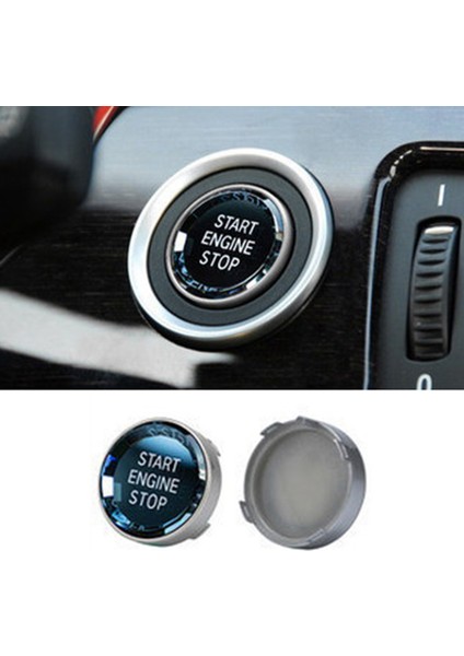 Araba Iç Anahtar Kapağı Kristal Tek Anahtar Motor Bmw- 3/5 Serisi E70 E90 E60 Siyah Için (Yurt Dışından) fırsatları