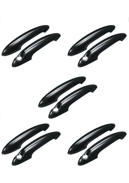 Mini Cooper S R50 R53 R56 Için 10 Pcs Abs Siyah Kapı Tutam Kapağı (Yurt Dışından)