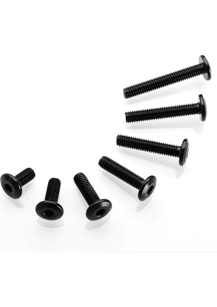 M6 x 35MM 20PCS Düz Kafa Altıgen Soket Kapakları M6 Vida Cıvataları, 304 Paslanmaz Çelik Mobilya Cıvataları Tam Iplik, Hex Anahtarı (Yurt Dışından) modelleri